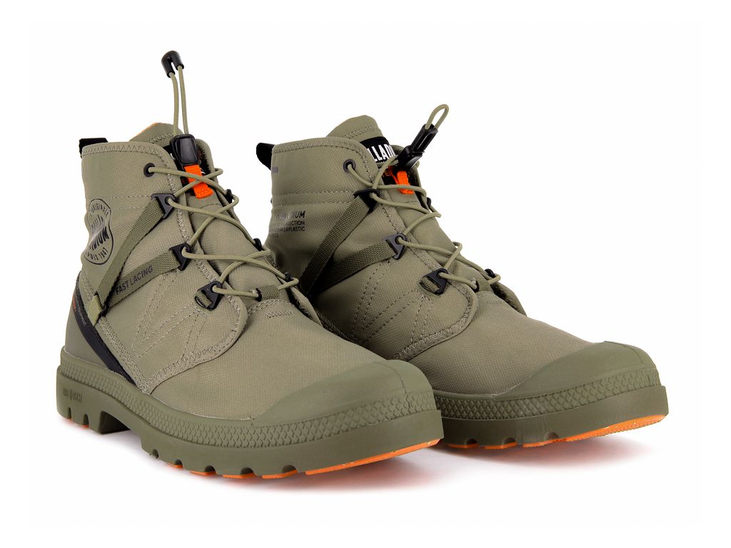 Dune Men Palladium Pampa Travel Lite+ Waterproof Boots | YTLGBF-079