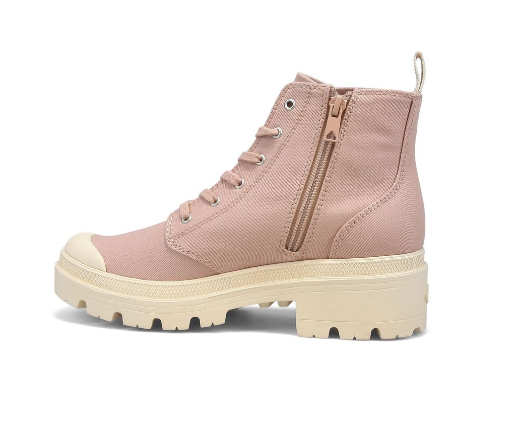 Earth Clay Liq Women Palladium Pallabase Twill Boots | BJNXYU-918