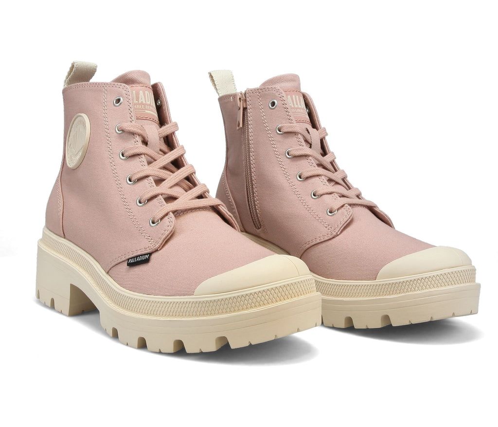 Earth Clay Liq Women Palladium Pallabase Twill Boots | BJNXYU-918