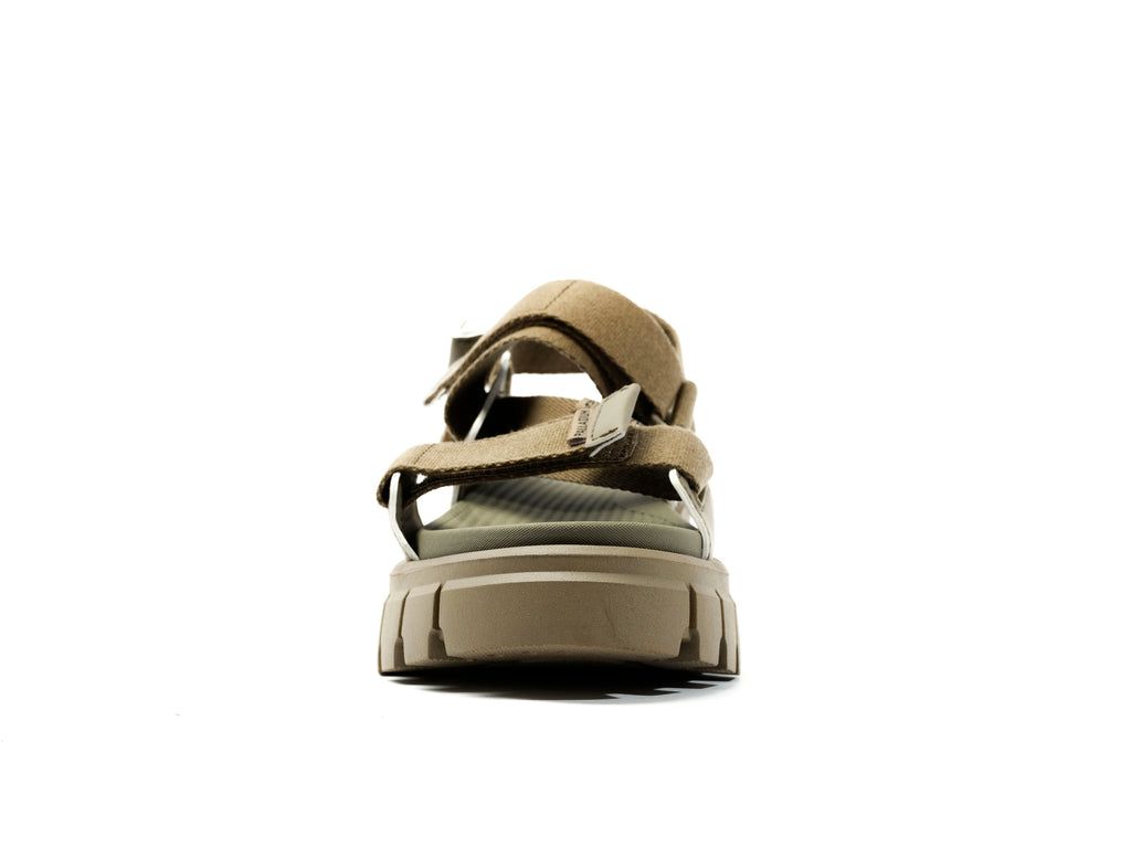 Green Women Palladium Revolt Sandal Mono Sandals | UBQSEL-697