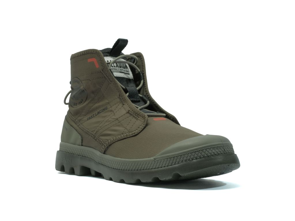 Olive Kids' Palladium Pampa Travel Lite Rs Boots | OYTBWI-208