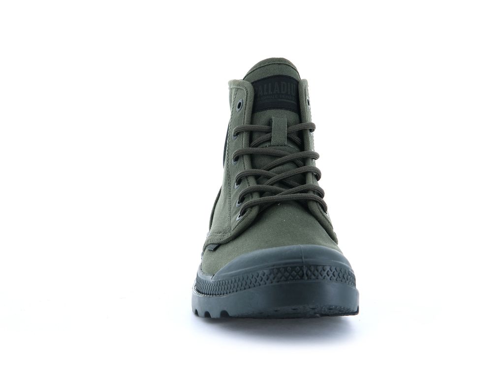 Olive Men Palladium Pampa Hi Htg Supply Boots | JSWFVB-203