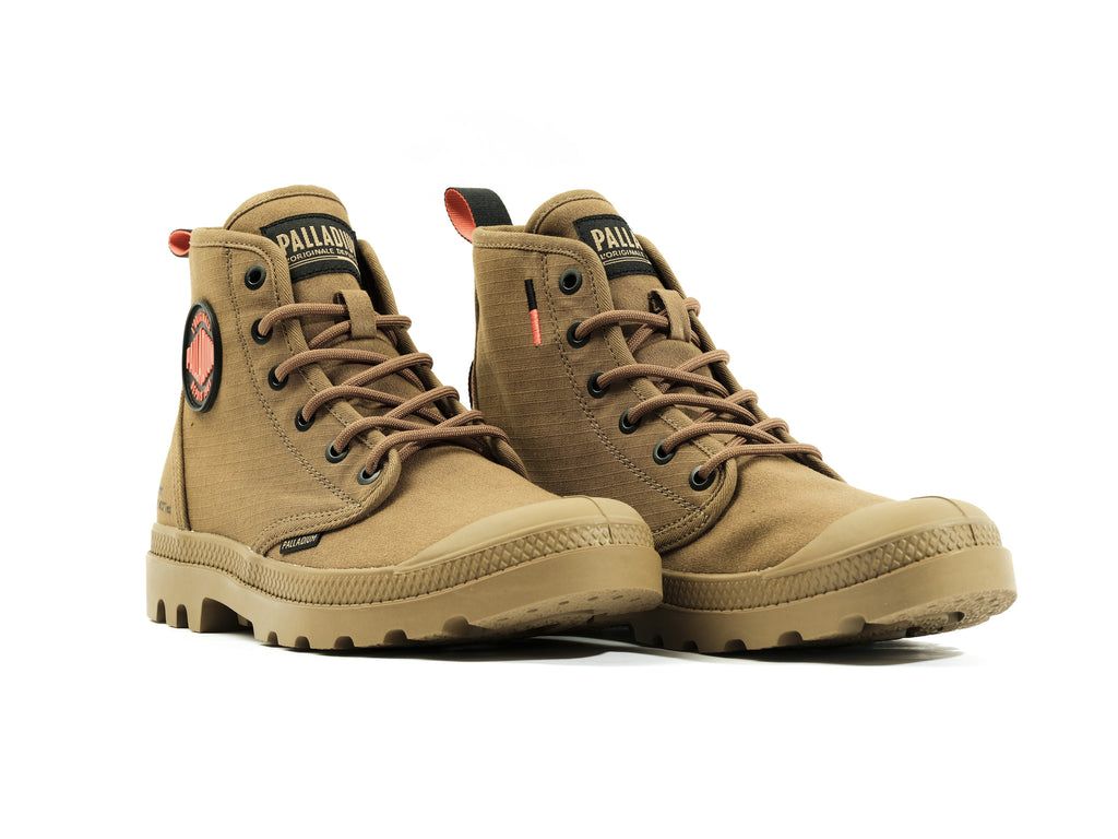 Olive Men Palladium Pampa Hi Supply Rs Boots | ZGQIYM-174