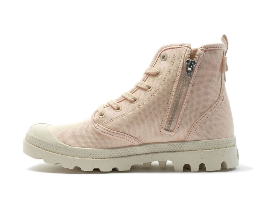 Peaskin Men Palladium Pampa Hi Zip Organic Boots | BYVLTH-853