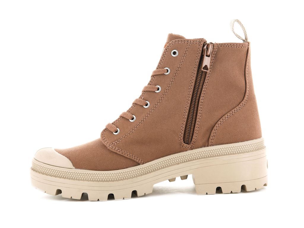 Peru Archive Women Palladium Pallabase Twill Boots | OIXYBQ-247