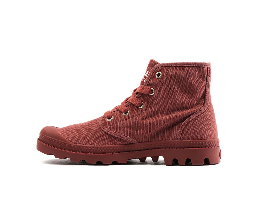 Red Women Palladium Pampa Hi Boots | NZGWYU-359