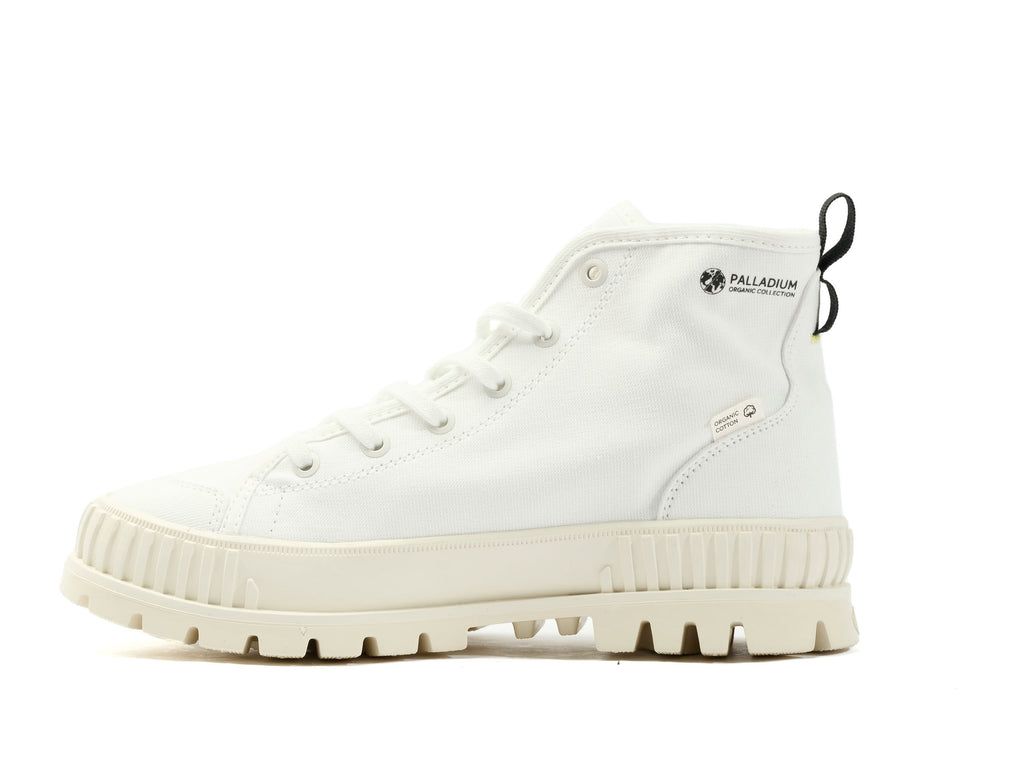 White Kids' Palladium Pallashock Organic 2 Boots | RVCDLN-478