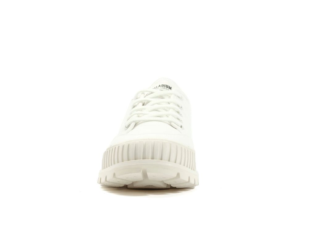 White Men Palladium Pallashock Lo Organic 2 Sneakers | ZXIFNC-921