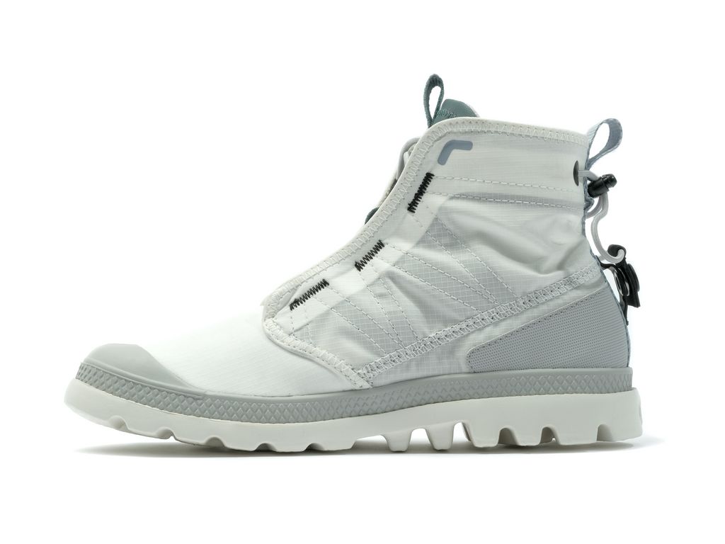 White Men Palladium Pampa Travel Lite Rs Boots | YHMWDS-840