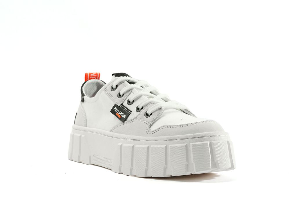 White Women Palladium Pallatower Lo Sneakers | WHQTML-287