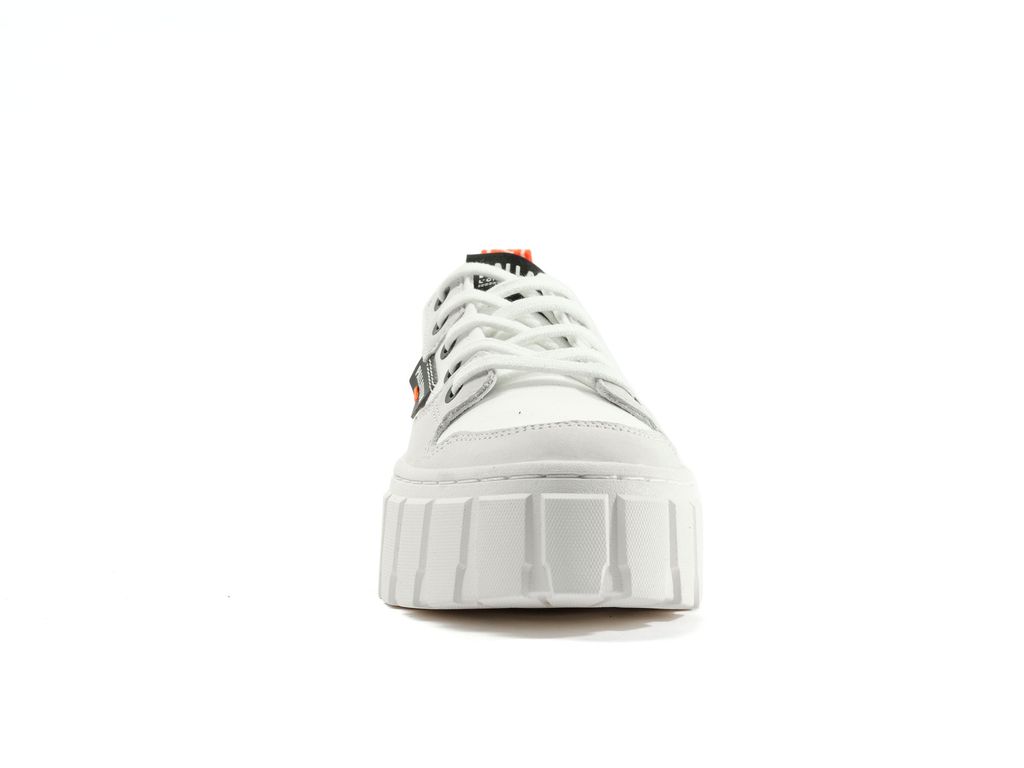 White Women Palladium Pallatower Lo Sneakers | WHQTML-287