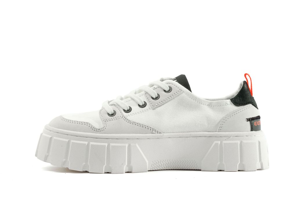 White Women Palladium Pallatower Lo Sneakers | WHQTML-287