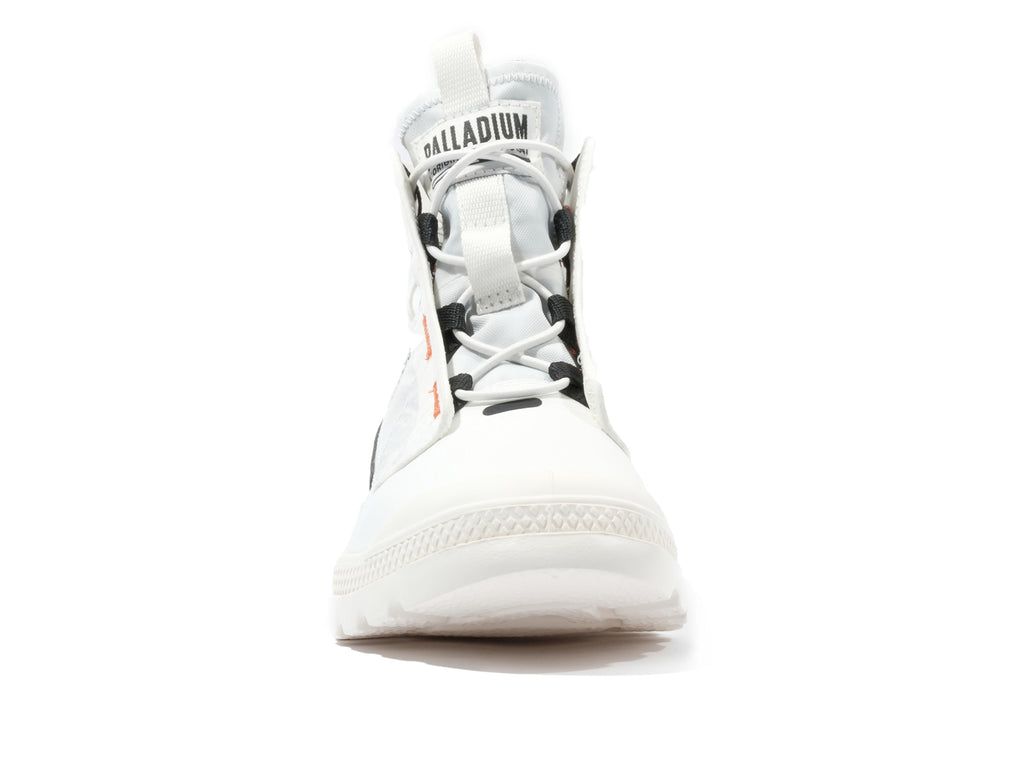 White / Black Women Palladium Pampa Travel Lite Rs Boots | UMADGN-812